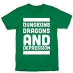 Dungeons, Dragons and Depression  T-Shirt