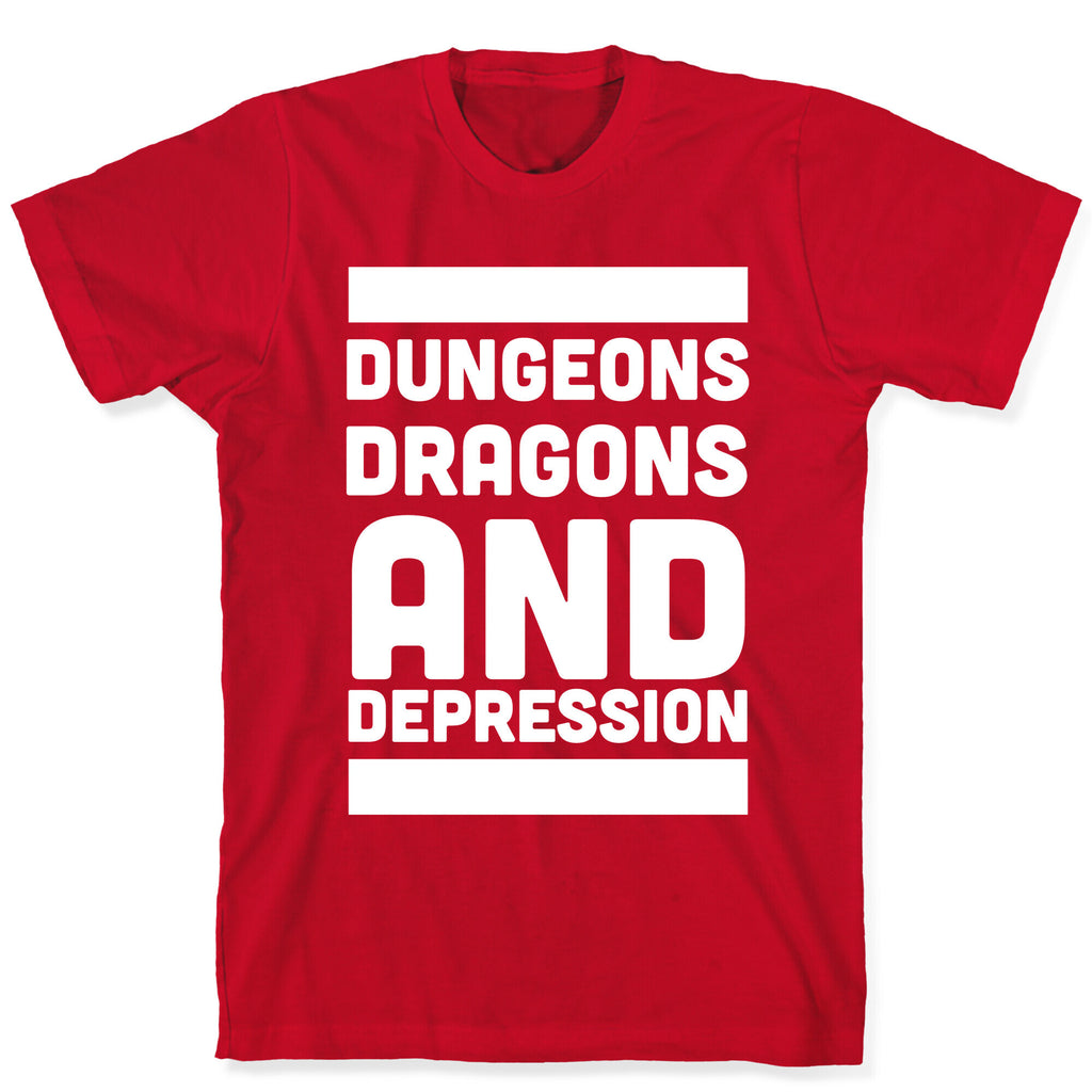 Dungeons, Dragons and Depression  T-Shirt