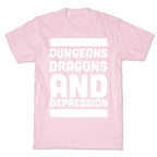 Dungeons, Dragons and Depression  T-Shirt