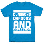 Dungeons, Dragons and Depression  T-Shirt