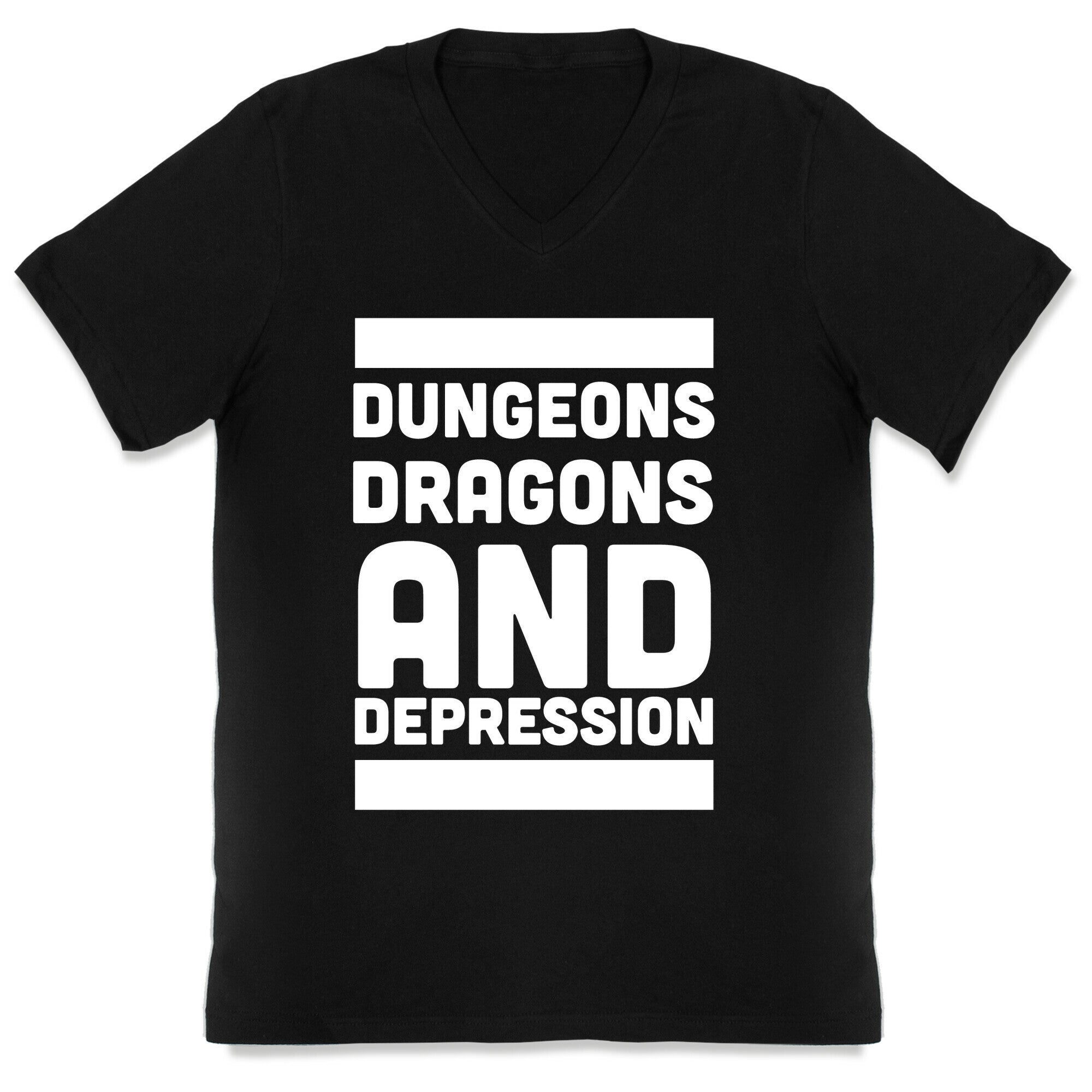 Dungeons, Dragons and Depression  V-Neck