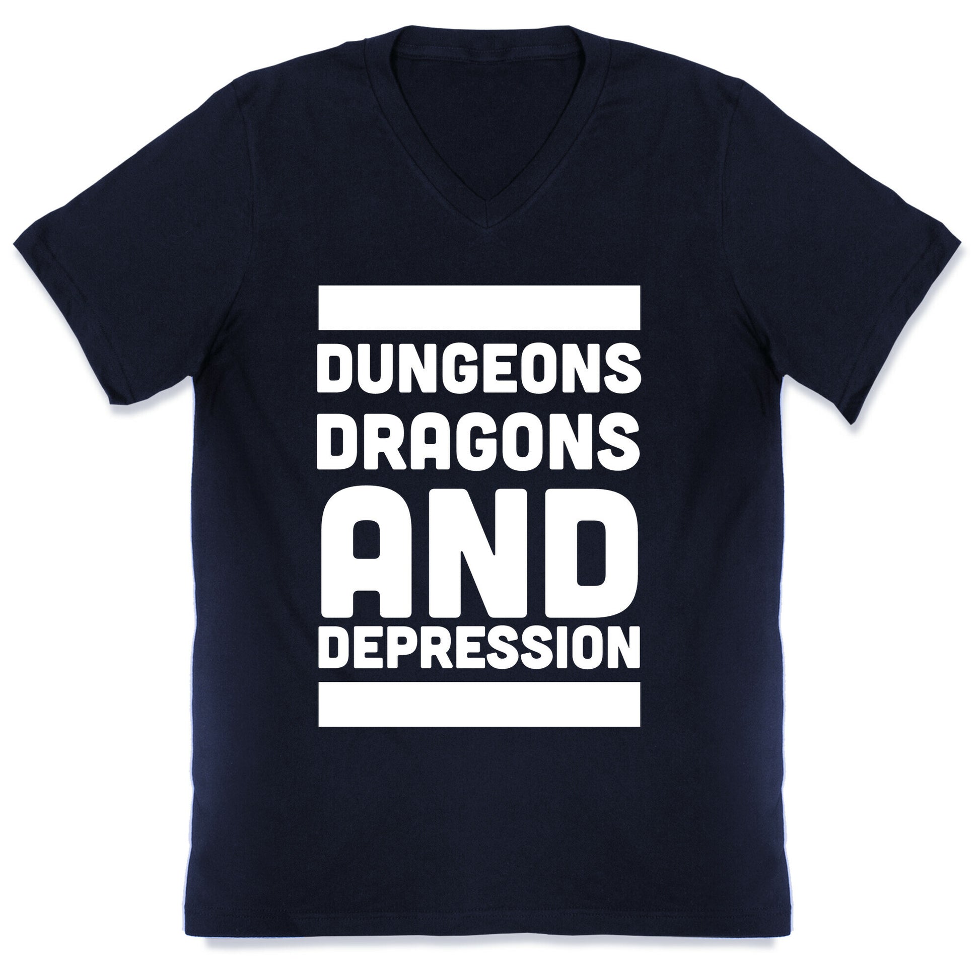 Dungeons, Dragons and Depression  V-Neck