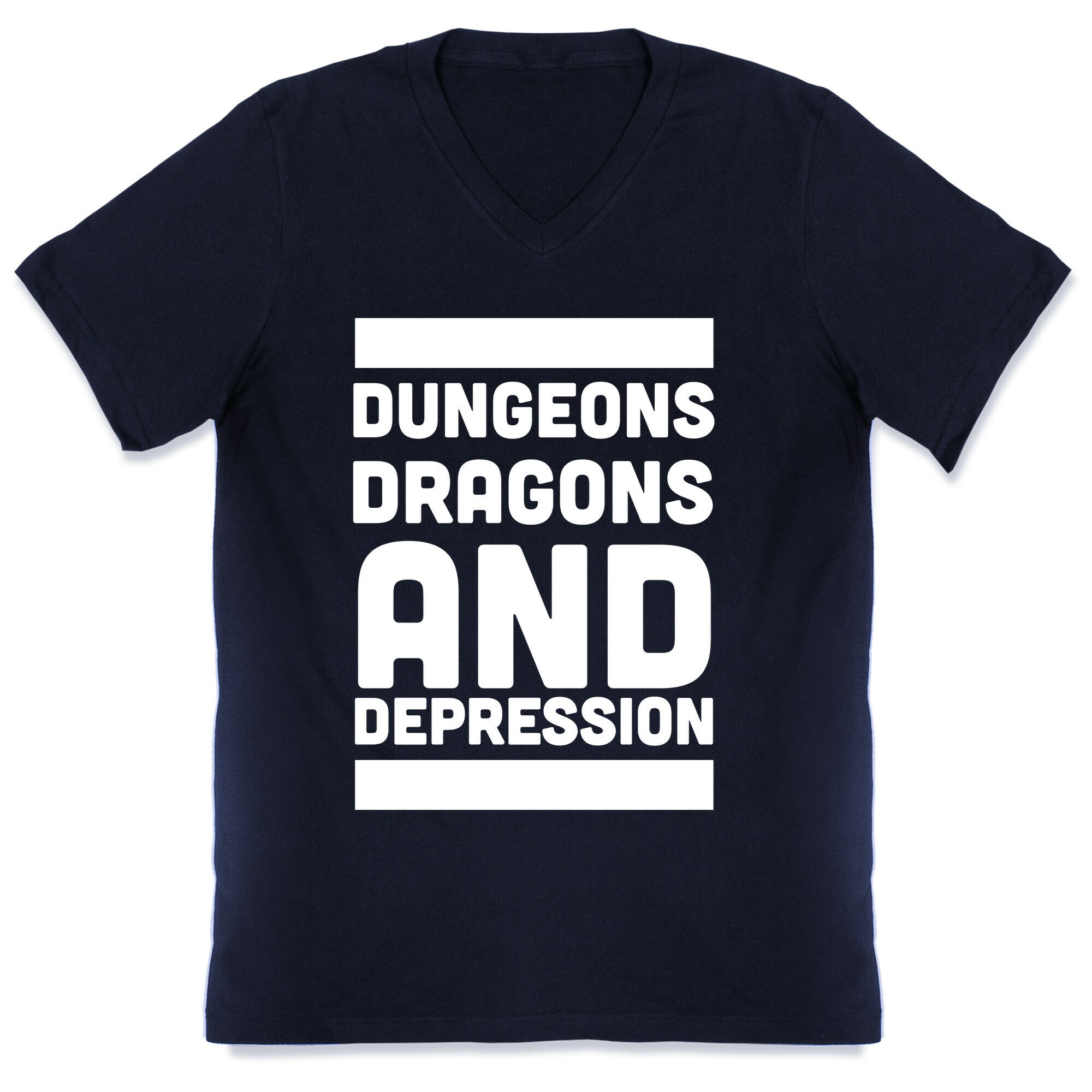 Dungeons, Dragons and Depression  V-Neck