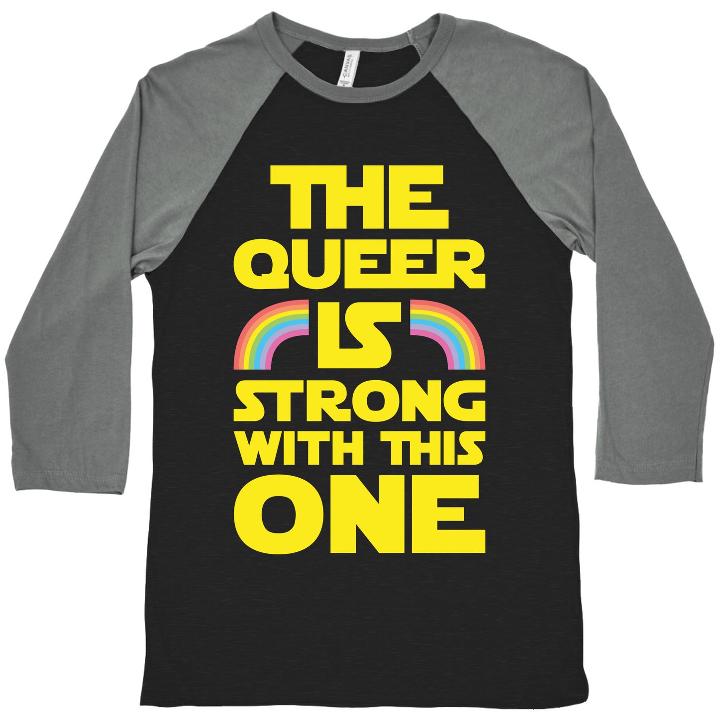 The Queer Is Strong With This One Baseball Tee