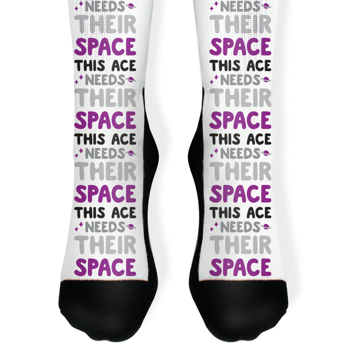 This Ace Needs Their Space Socks