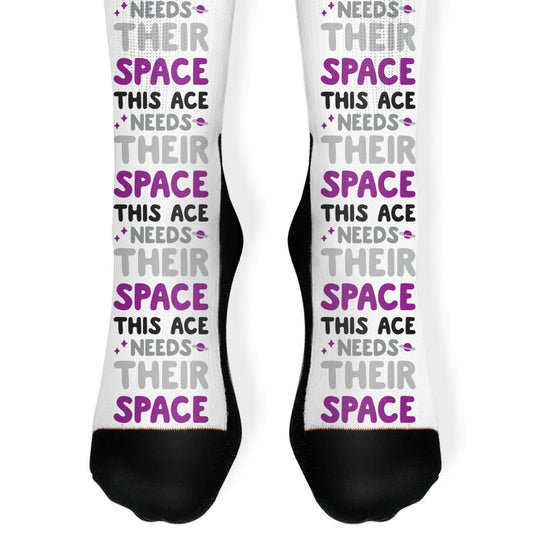This Ace Needs Their Space Socks