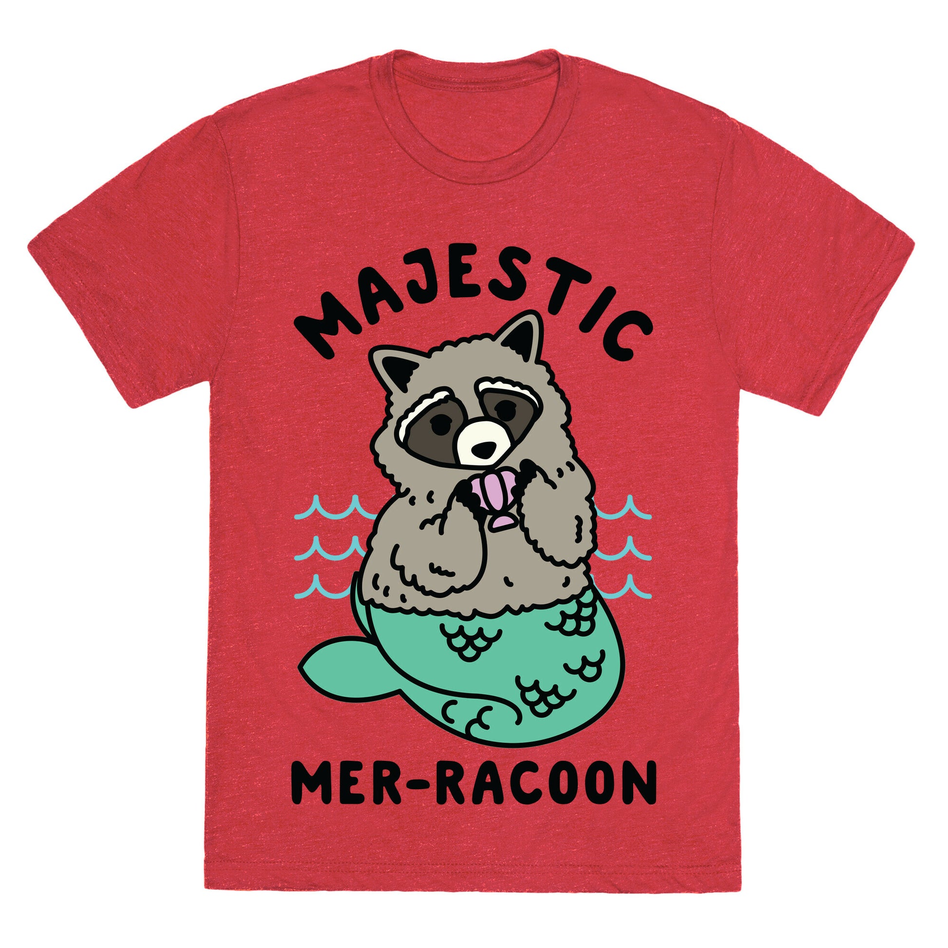 Majestic Mer-Raccoon Unisex Triblend Tee