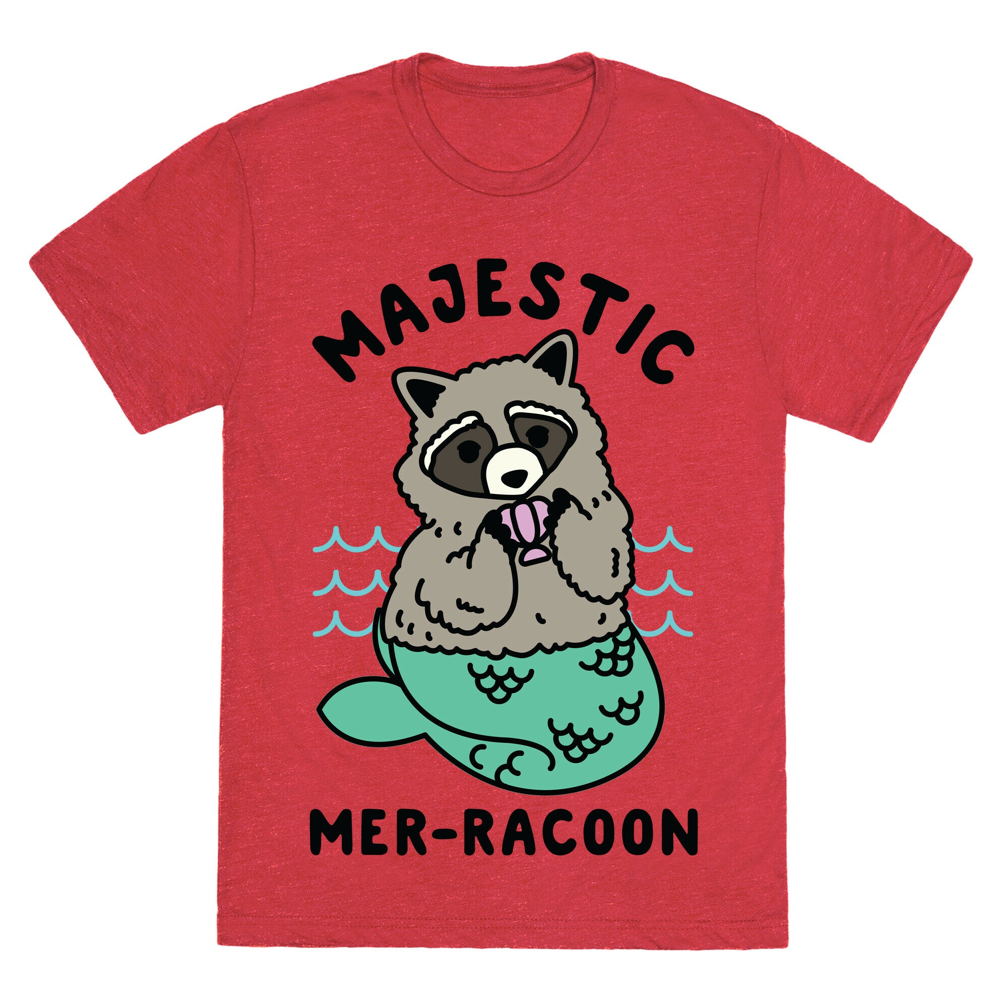 Majestic Mer-Raccoon Unisex Triblend Tee