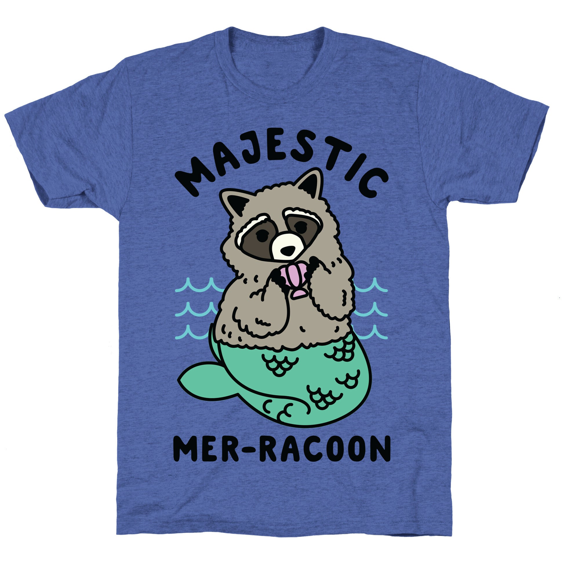Majestic Mer-Raccoon Unisex Triblend Tee