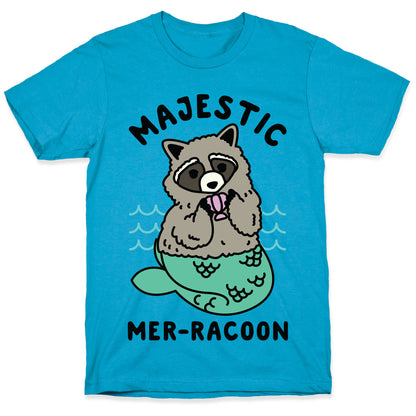 Majestic Mer-Raccoon Unisex Triblend Tee