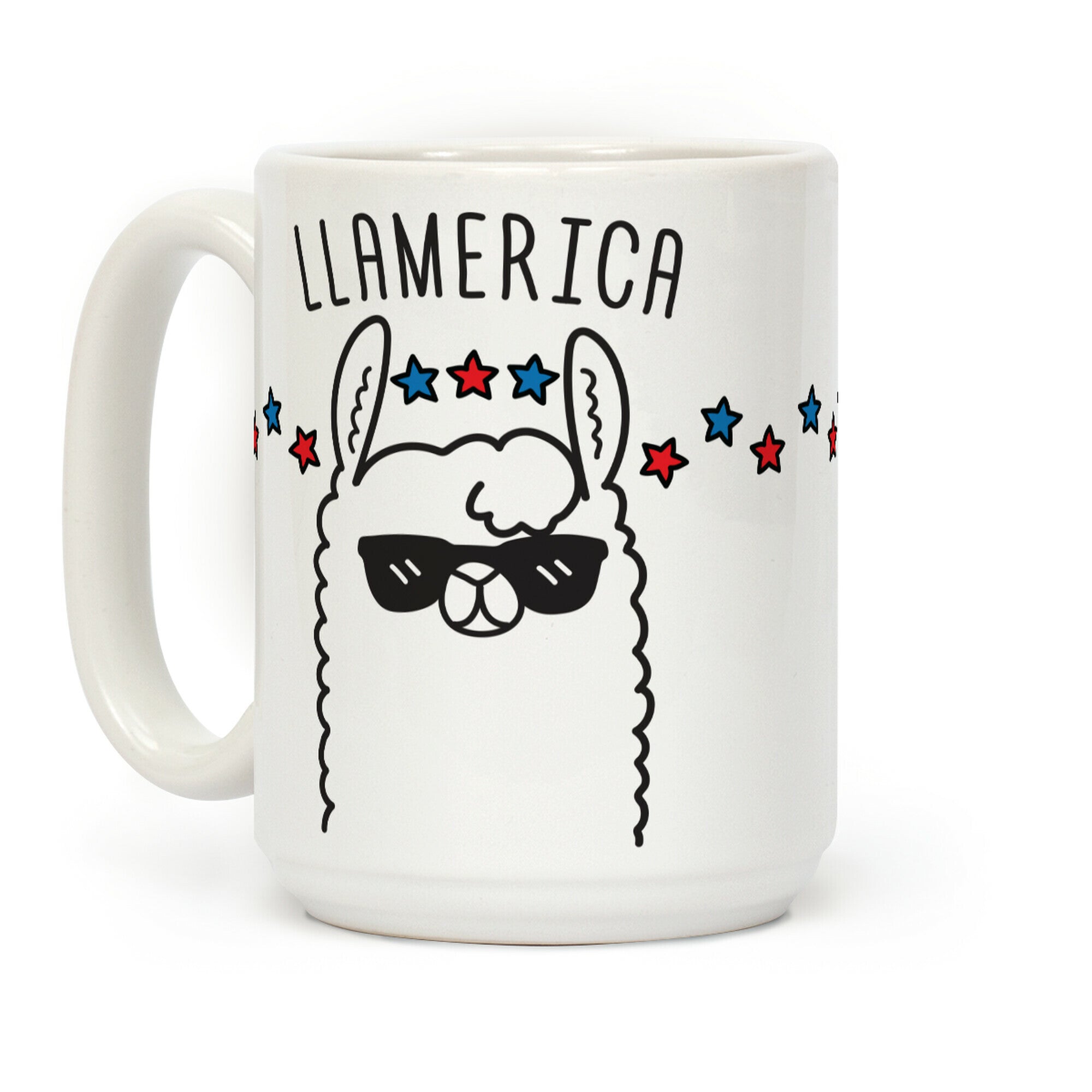 Llamerica American Llama Coffee Mug