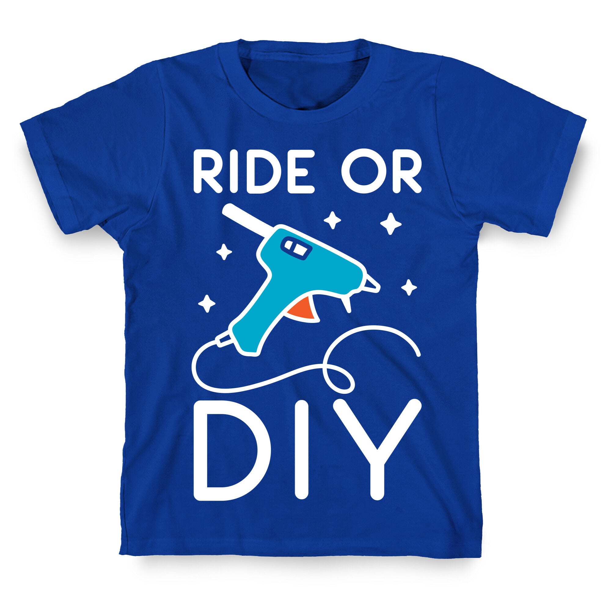 Ride Or DIY Pair 1/2 T-Shirt