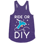 Ride Or DIY Pair 1/2 Racerback Tank