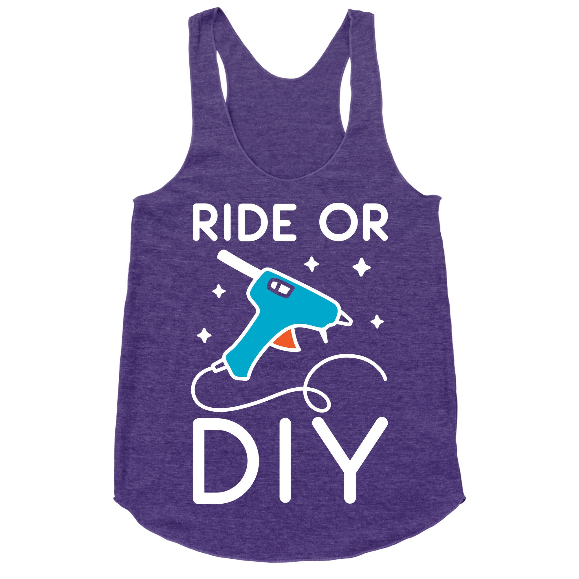 Ride Or DIY Pair 1/2 Racerback Tank