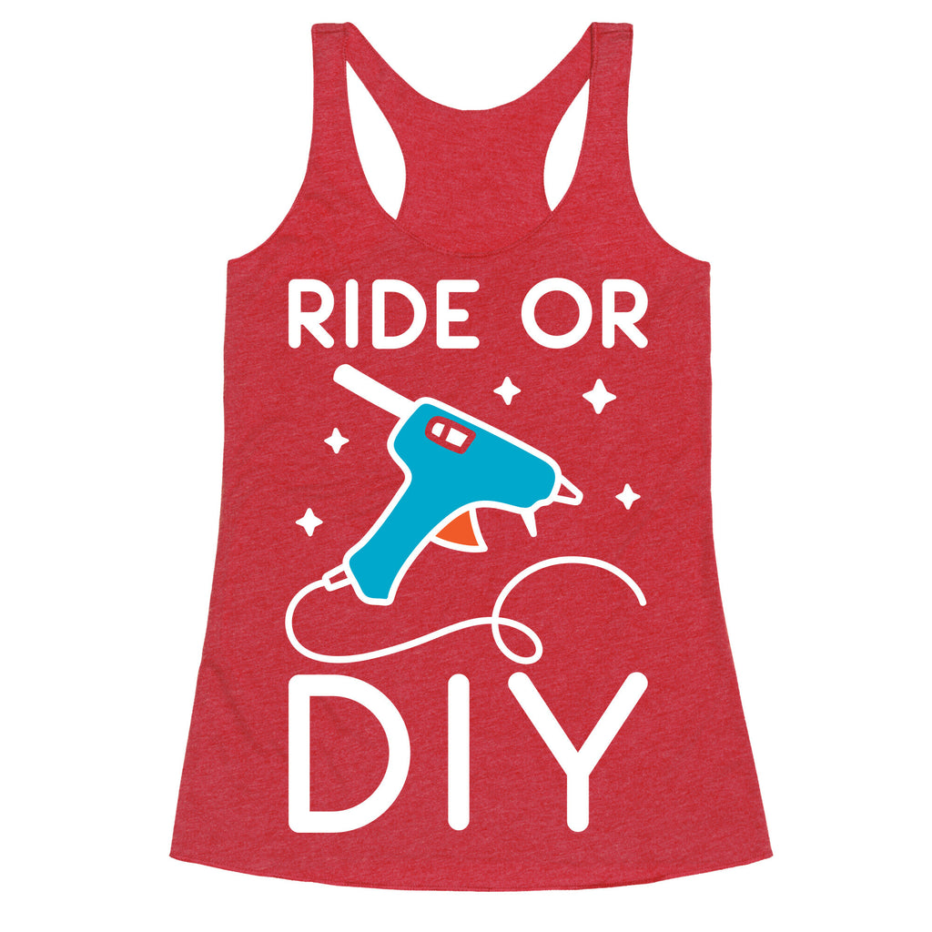 Ride Or DIY Pair 1/2 Racerback Tank