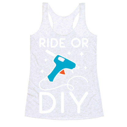 Ride Or DIY Pair 1/2 Racerback Tank