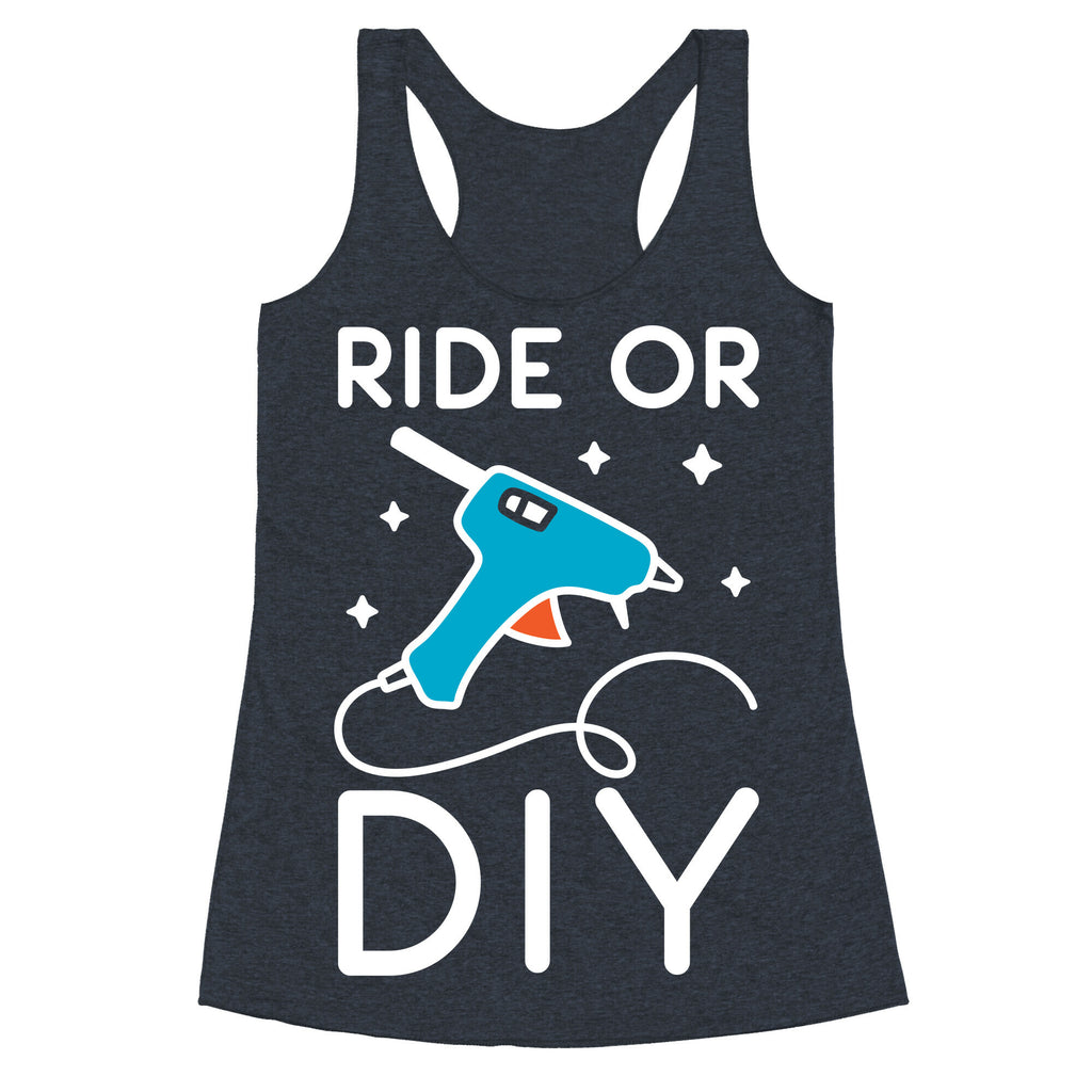 Ride Or DIY Pair 1/2 Racerback Tank