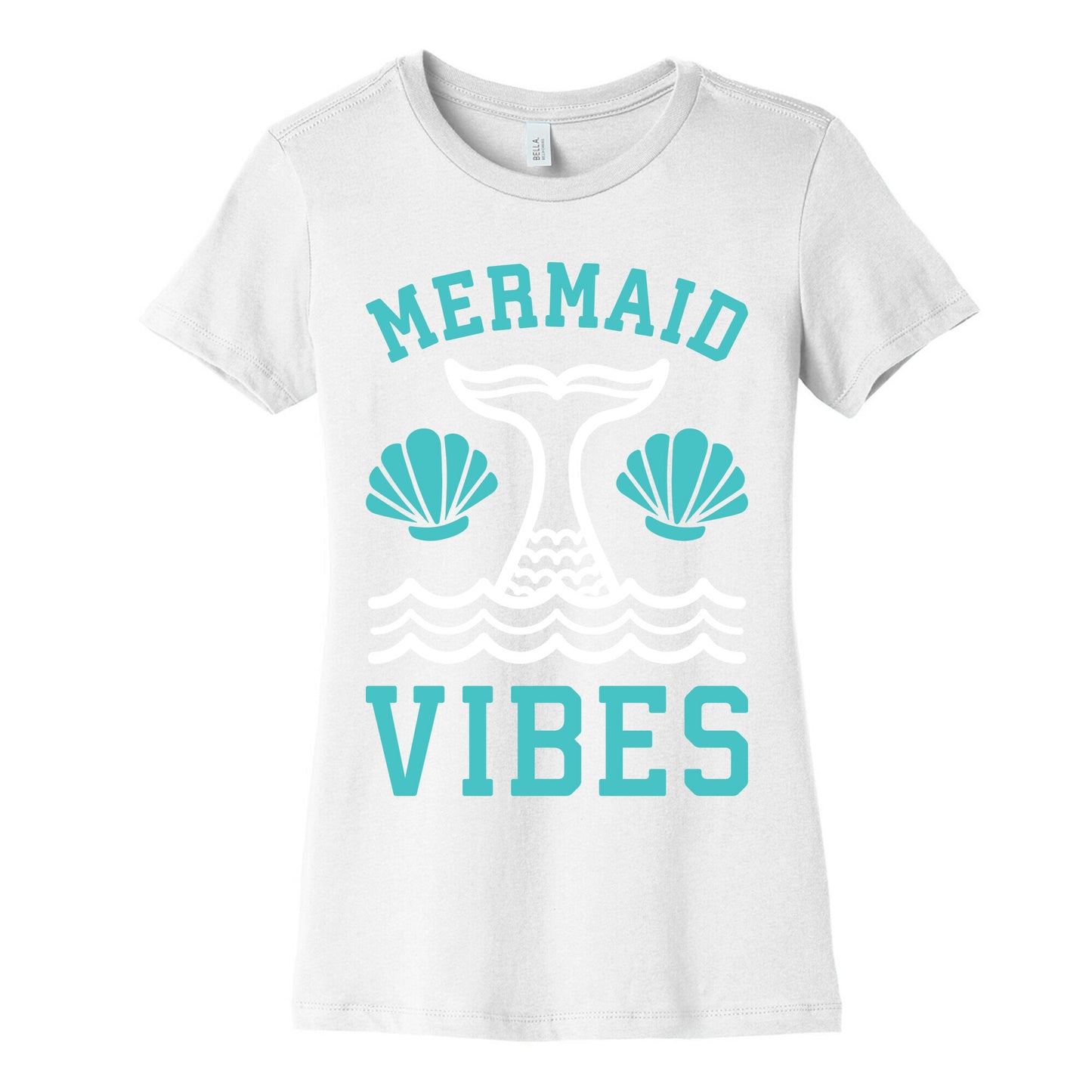 Mermaid Vibes Women's Cotton Tee