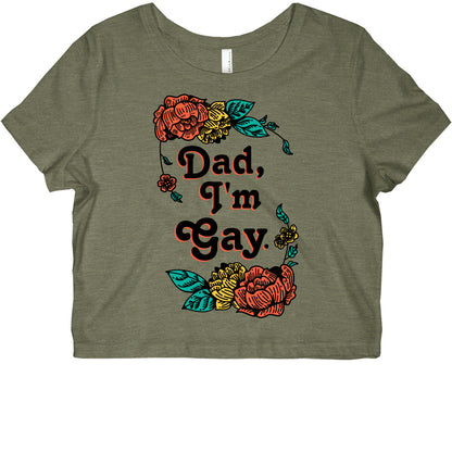 Dad I'm Gay Graphic Baby Tee