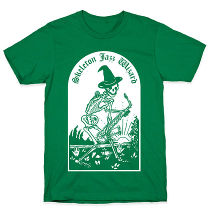 Skeleton Jazz Wizard T-Shirt