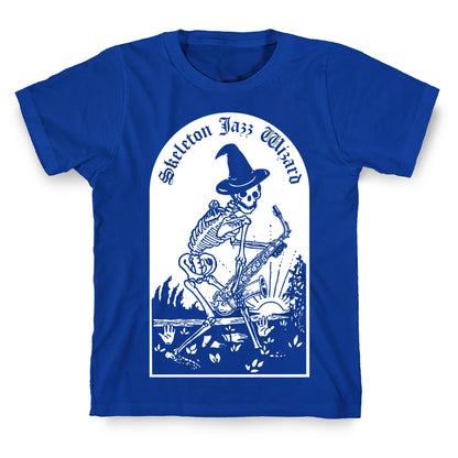 Skeleton Jazz Wizard T-Shirt