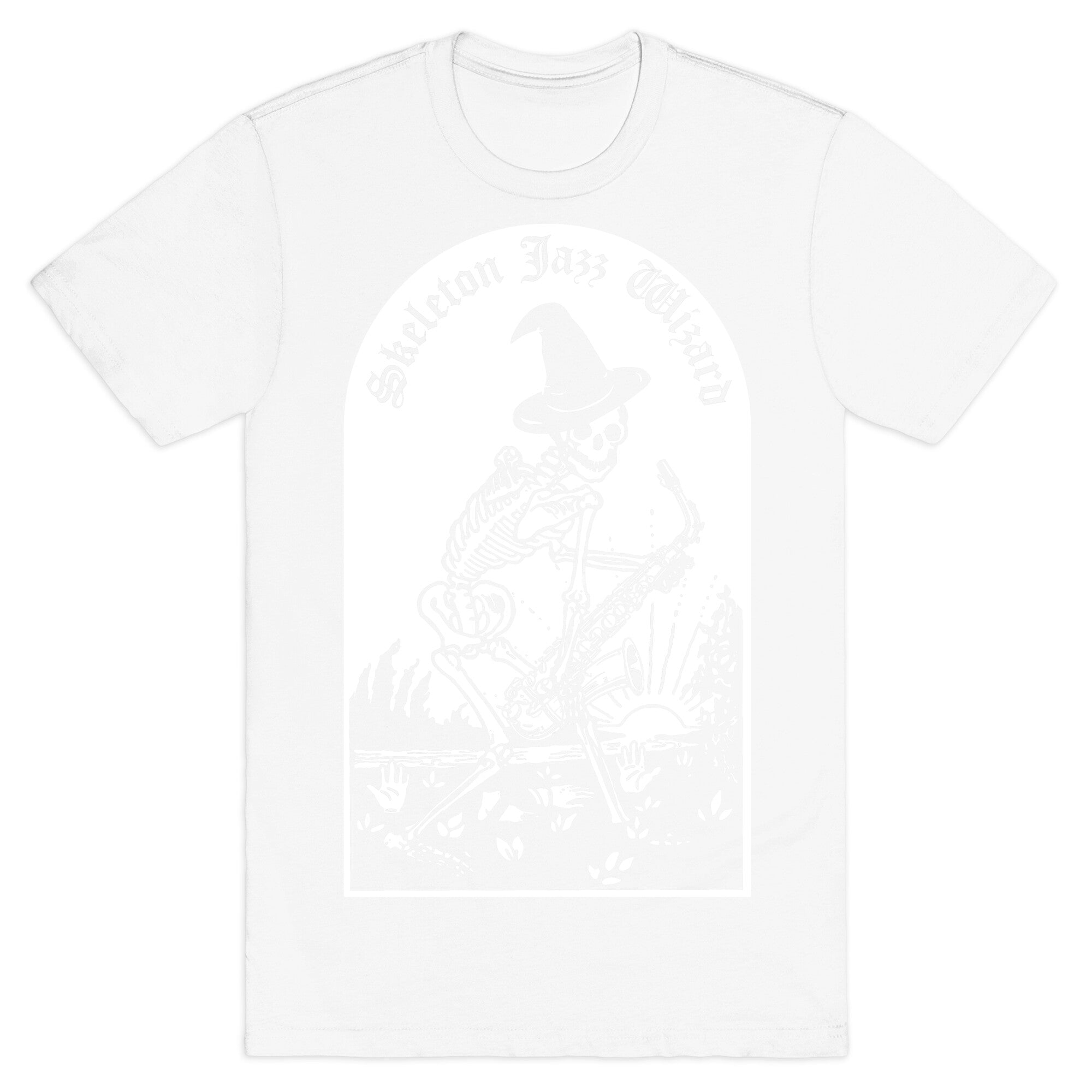 Skeleton Jazz Wizard T-Shirt