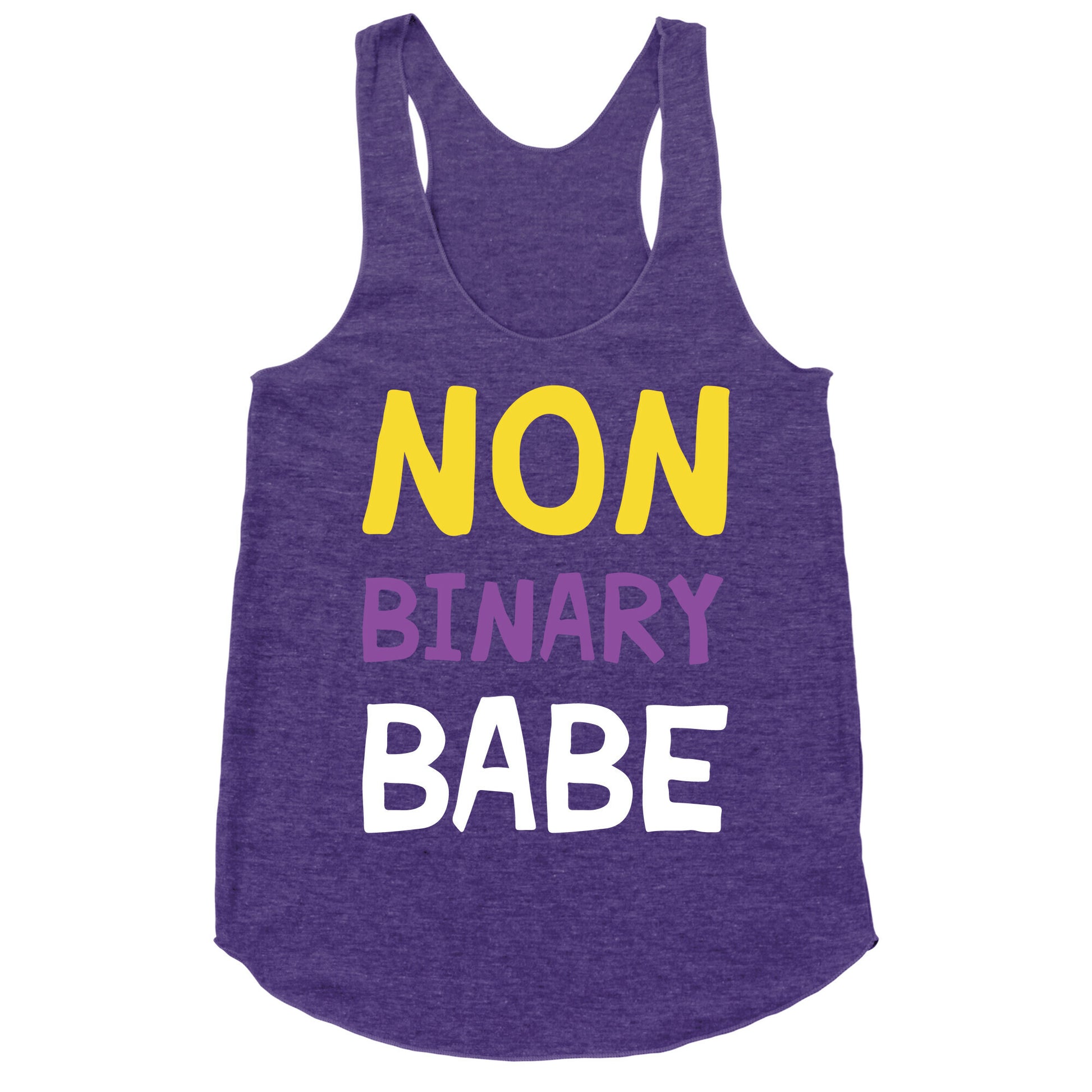 Non Binary Babe Racerback Tank