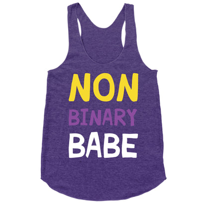 Non Binary Babe Racerback Tank