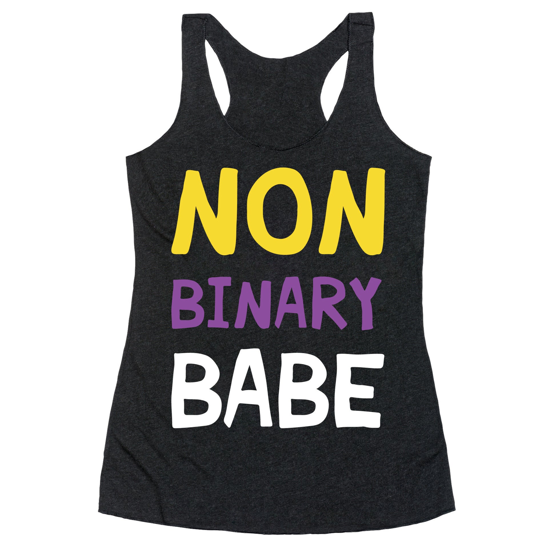 Non Binary Babe Racerback Tank