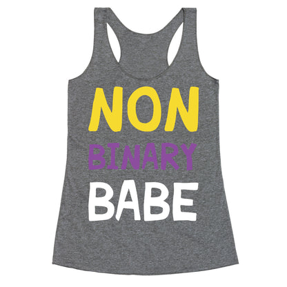 Non Binary Babe Racerback Tank