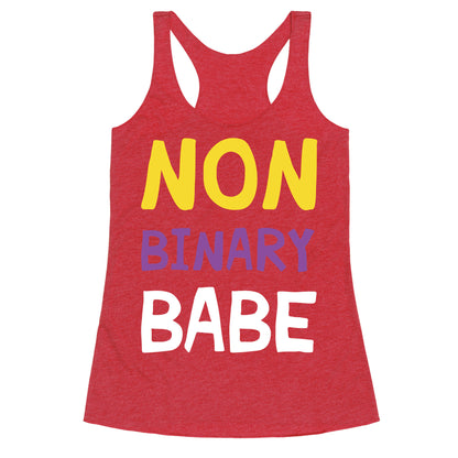 Non Binary Babe Racerback Tank