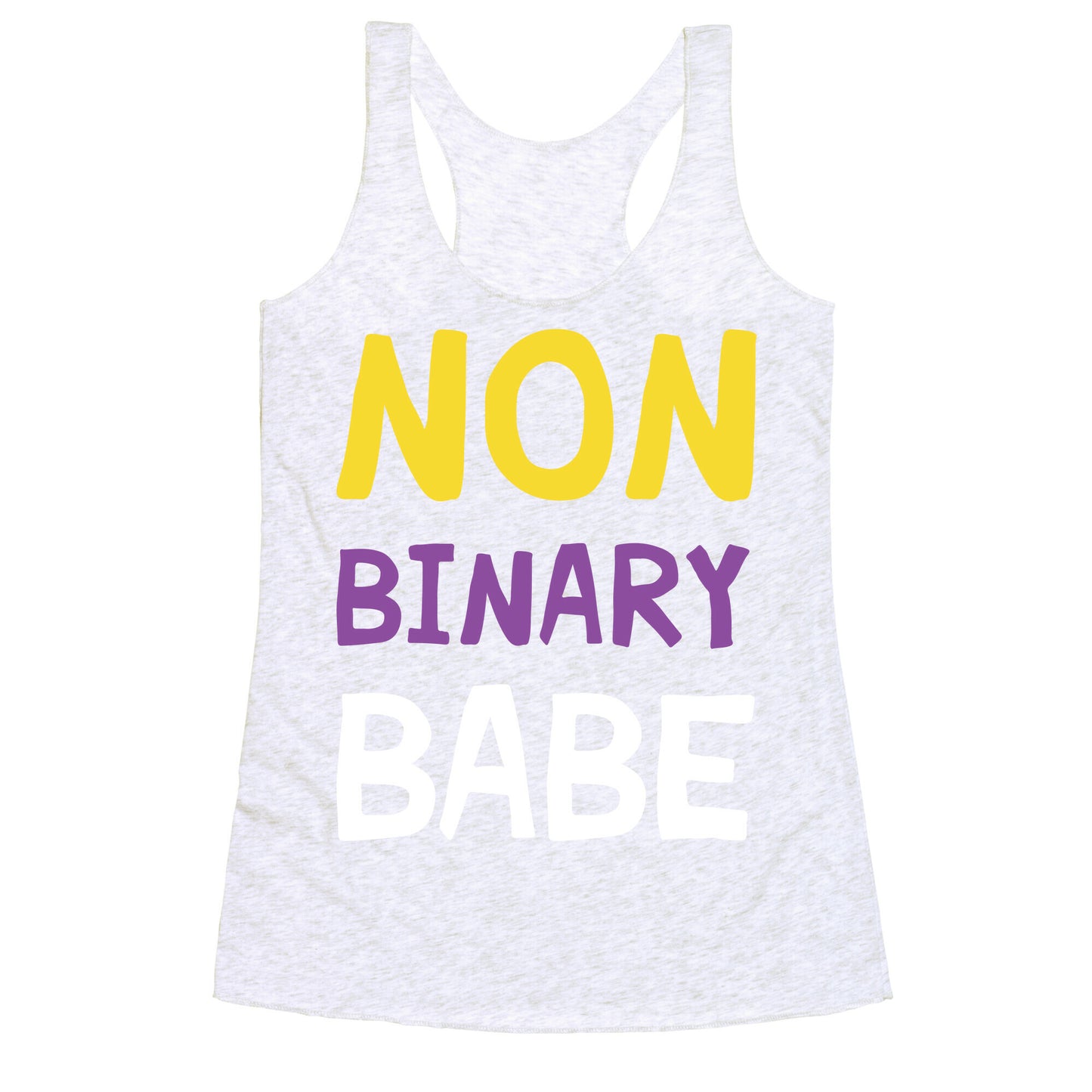 Non Binary Babe Racerback Tank