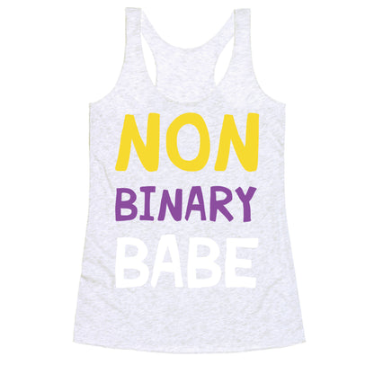 Non Binary Babe Racerback Tank