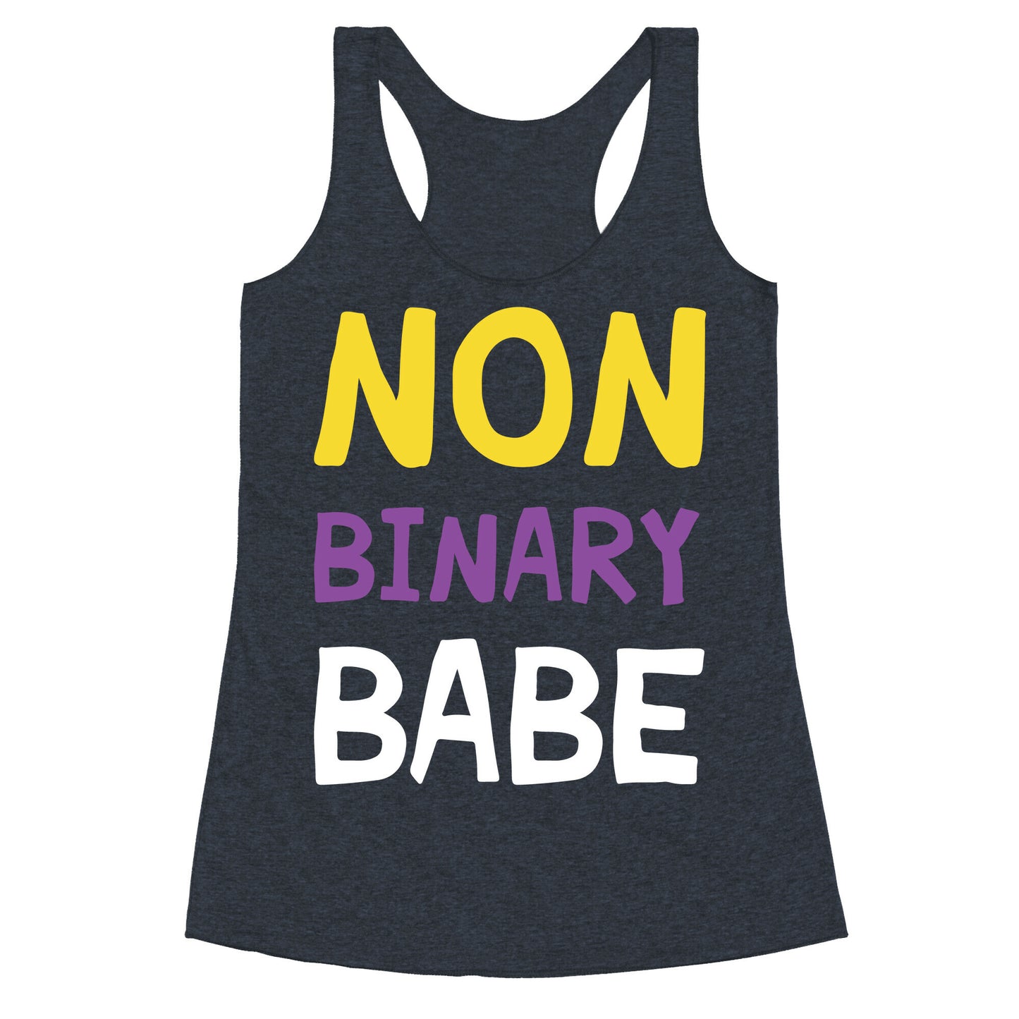 Non Binary Babe Racerback Tank