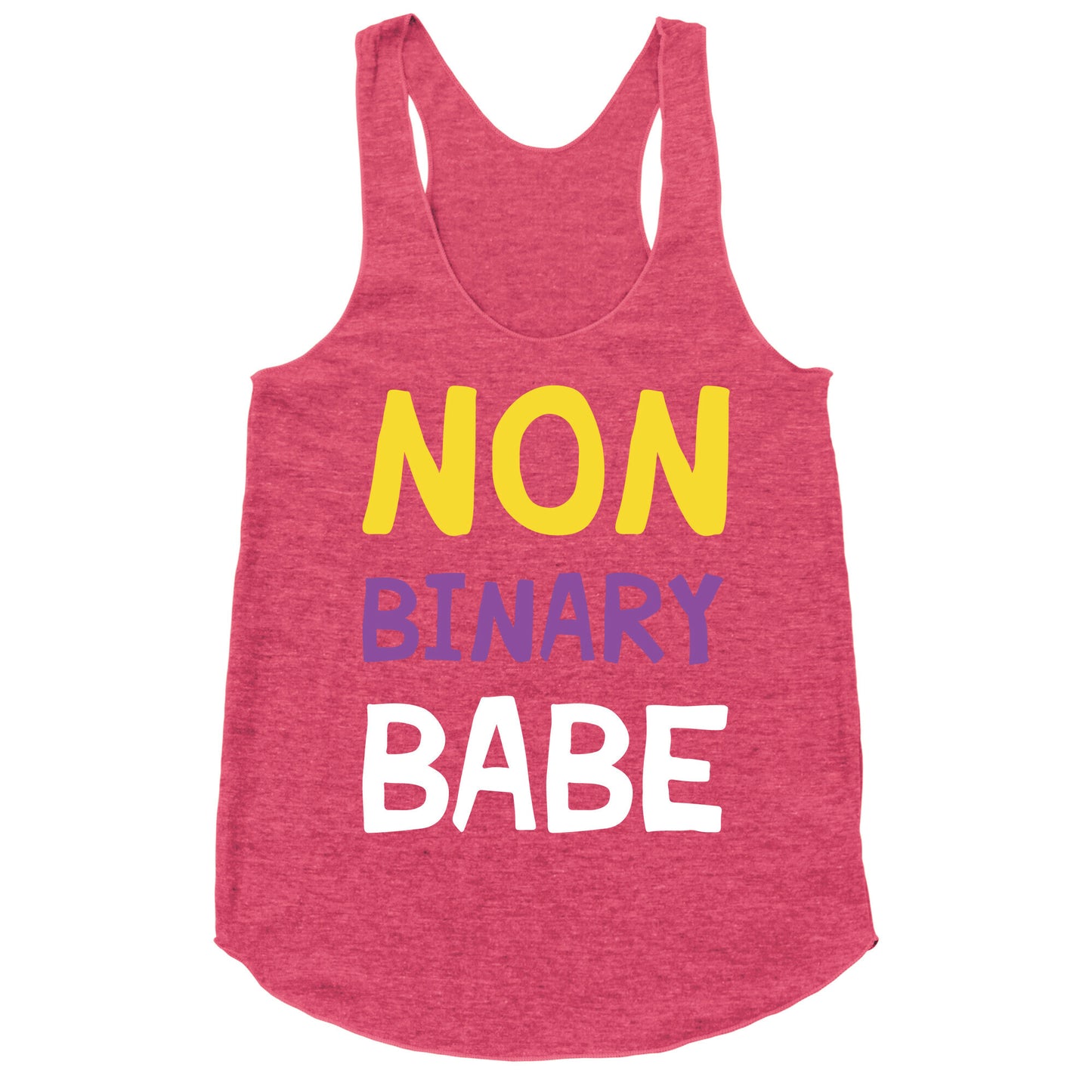 Non Binary Babe Racerback Tank