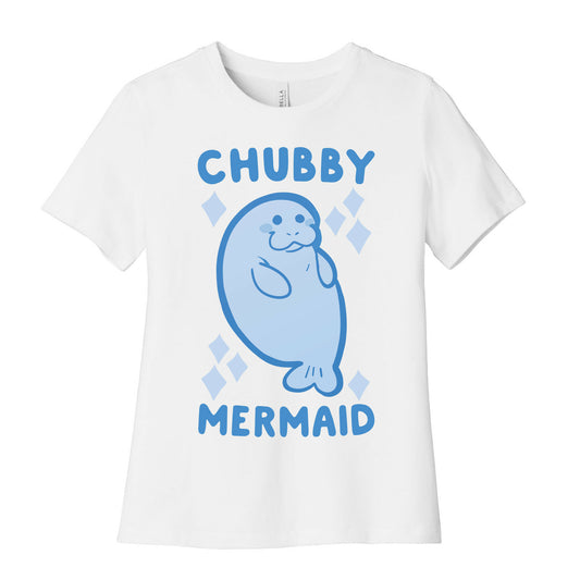 Chubby Mermaid Women's Cotton Tee