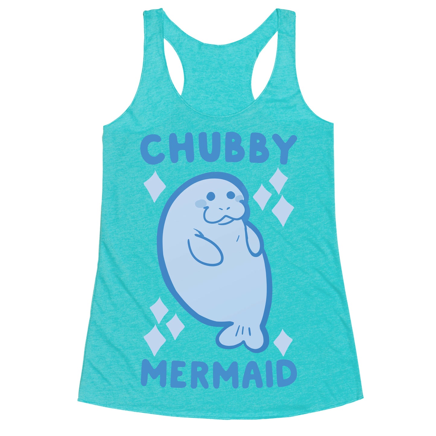 Chubby Mermaid Racerback Tank