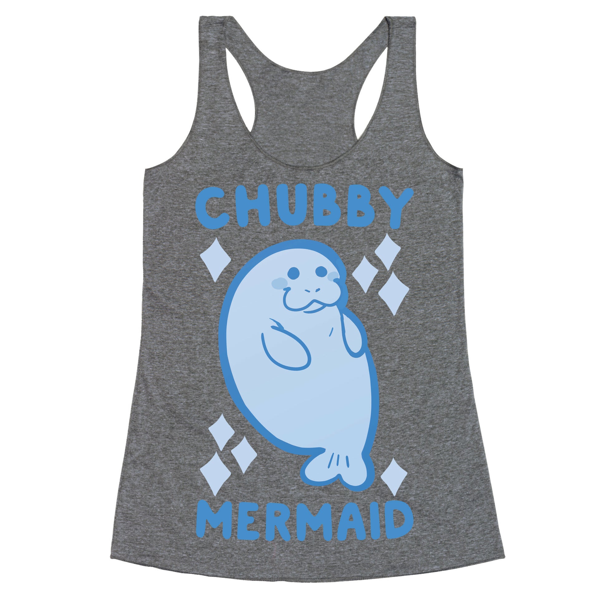 Chubby Mermaid Racerback Tank