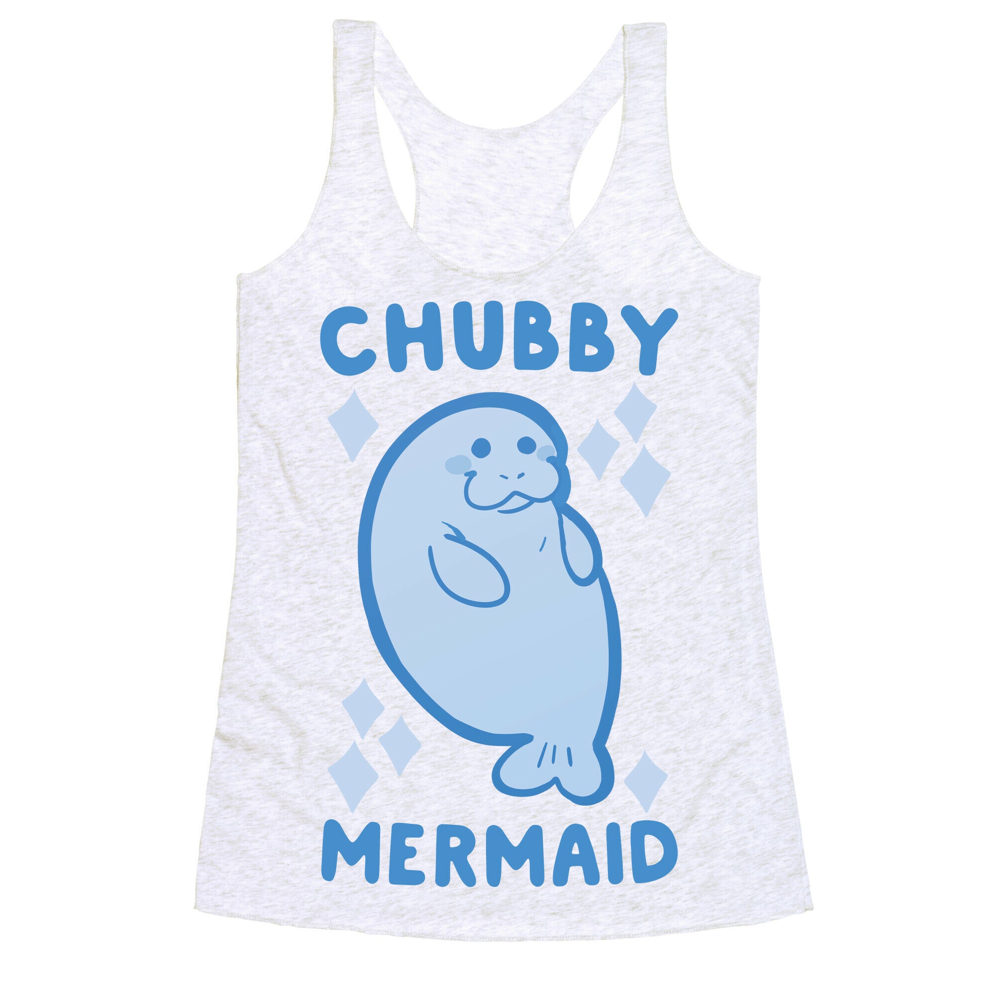 Chubby Mermaid Racerback Tank