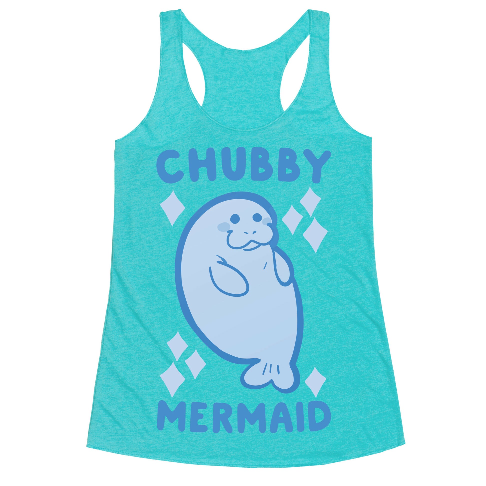 Chubby Mermaid Racerback Tank