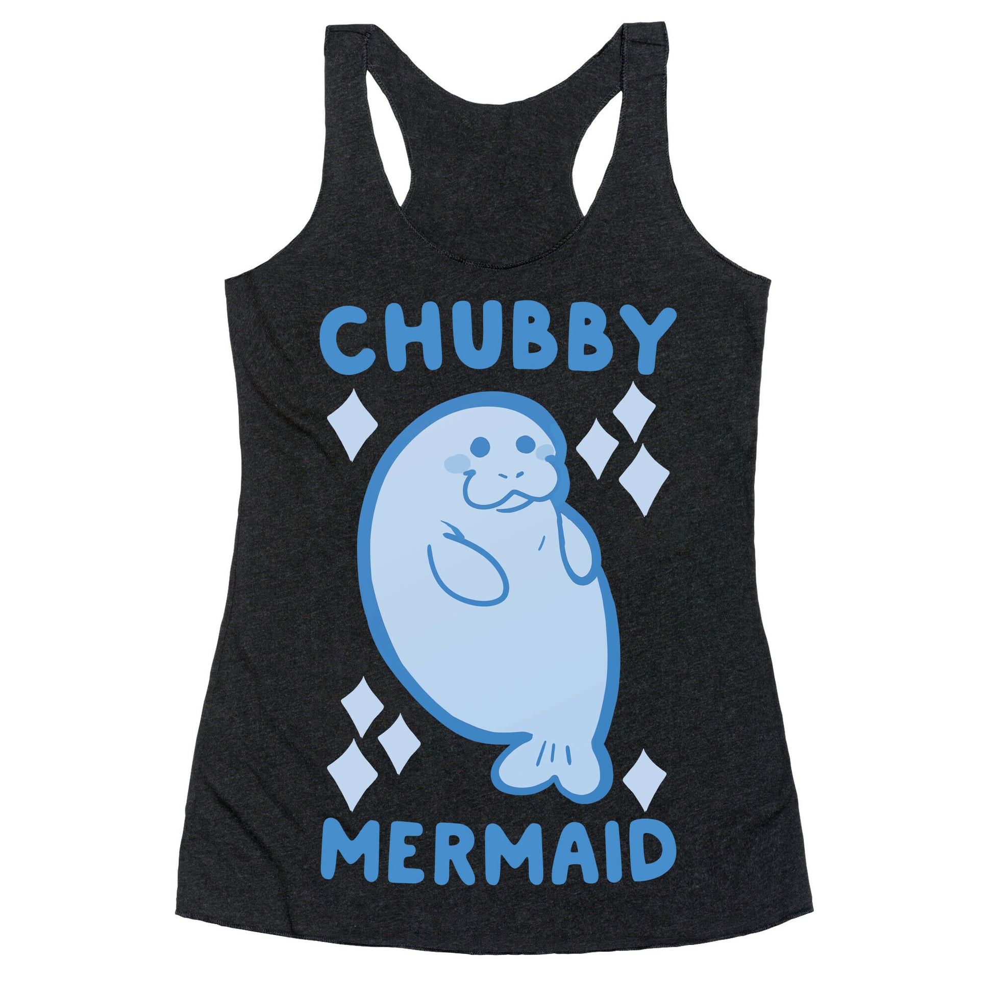 Chubby Mermaid Racerback Tank