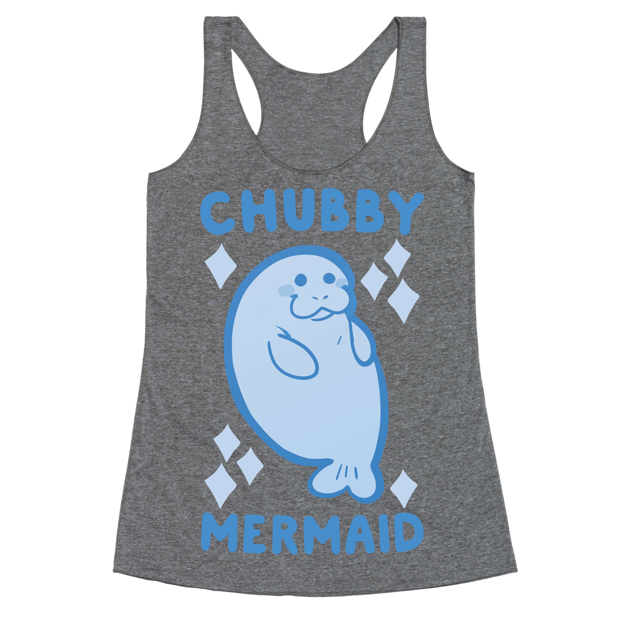 Chubby Mermaid Racerback Tank