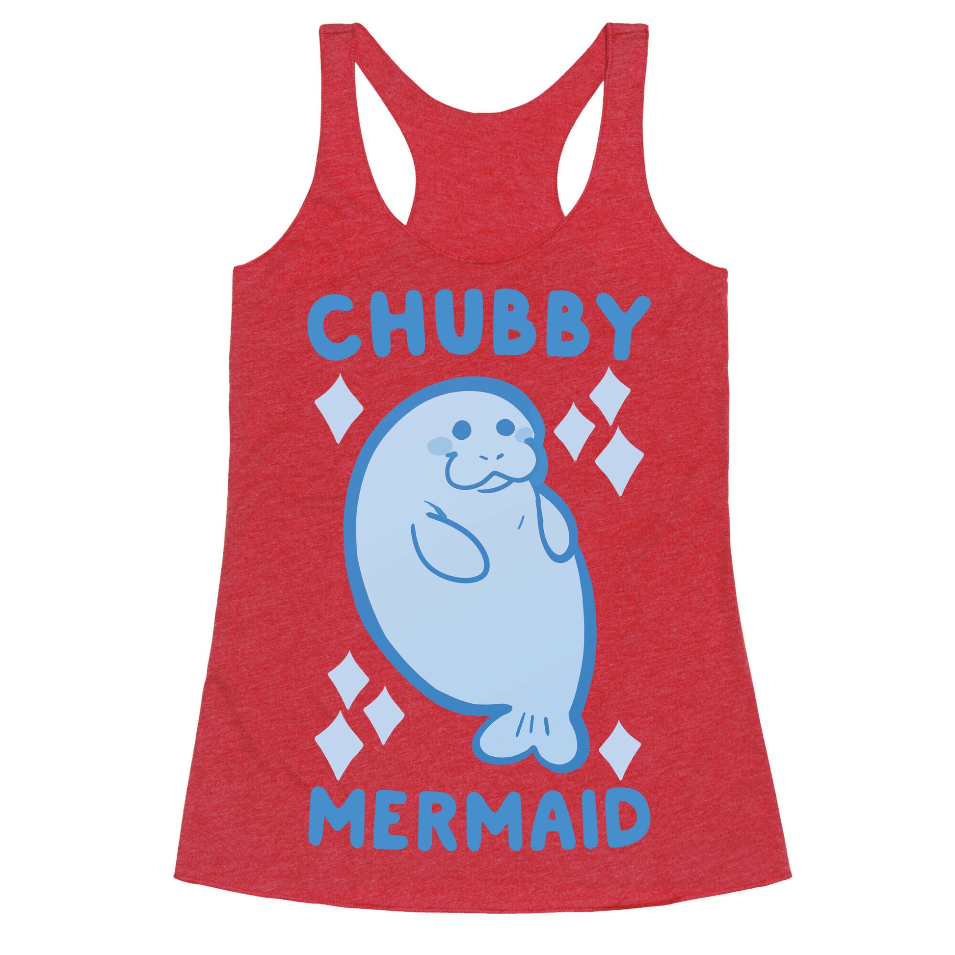 Chubby Mermaid Racerback Tank