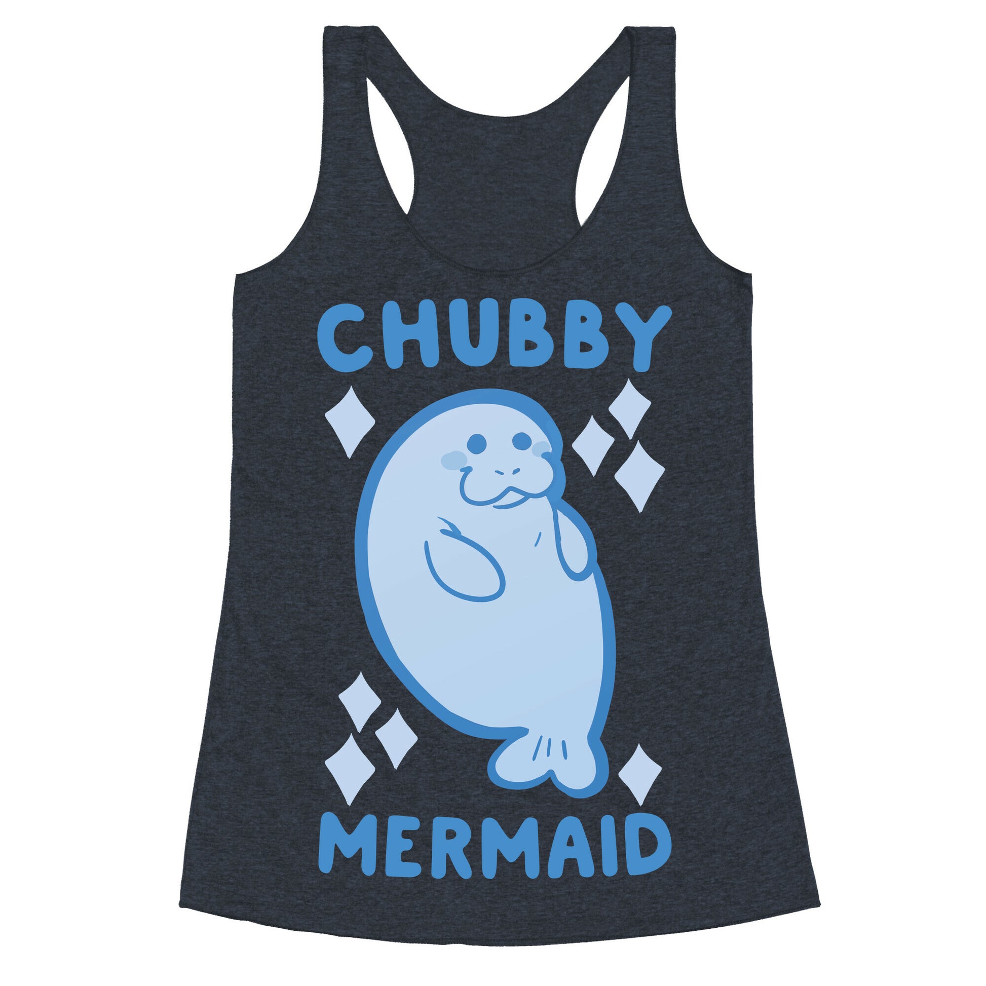 Chubby Mermaid Racerback Tank