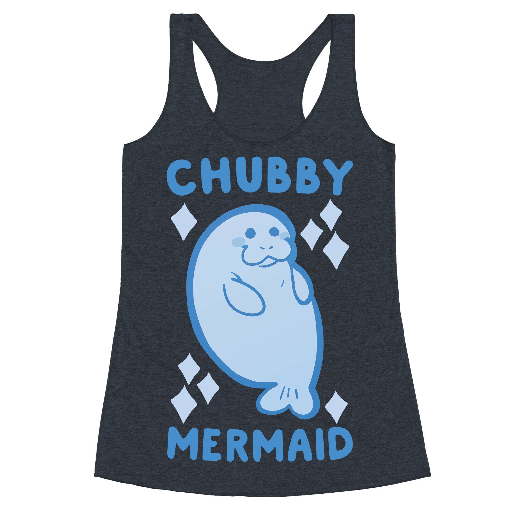 Chubby Mermaid Racerback Tank