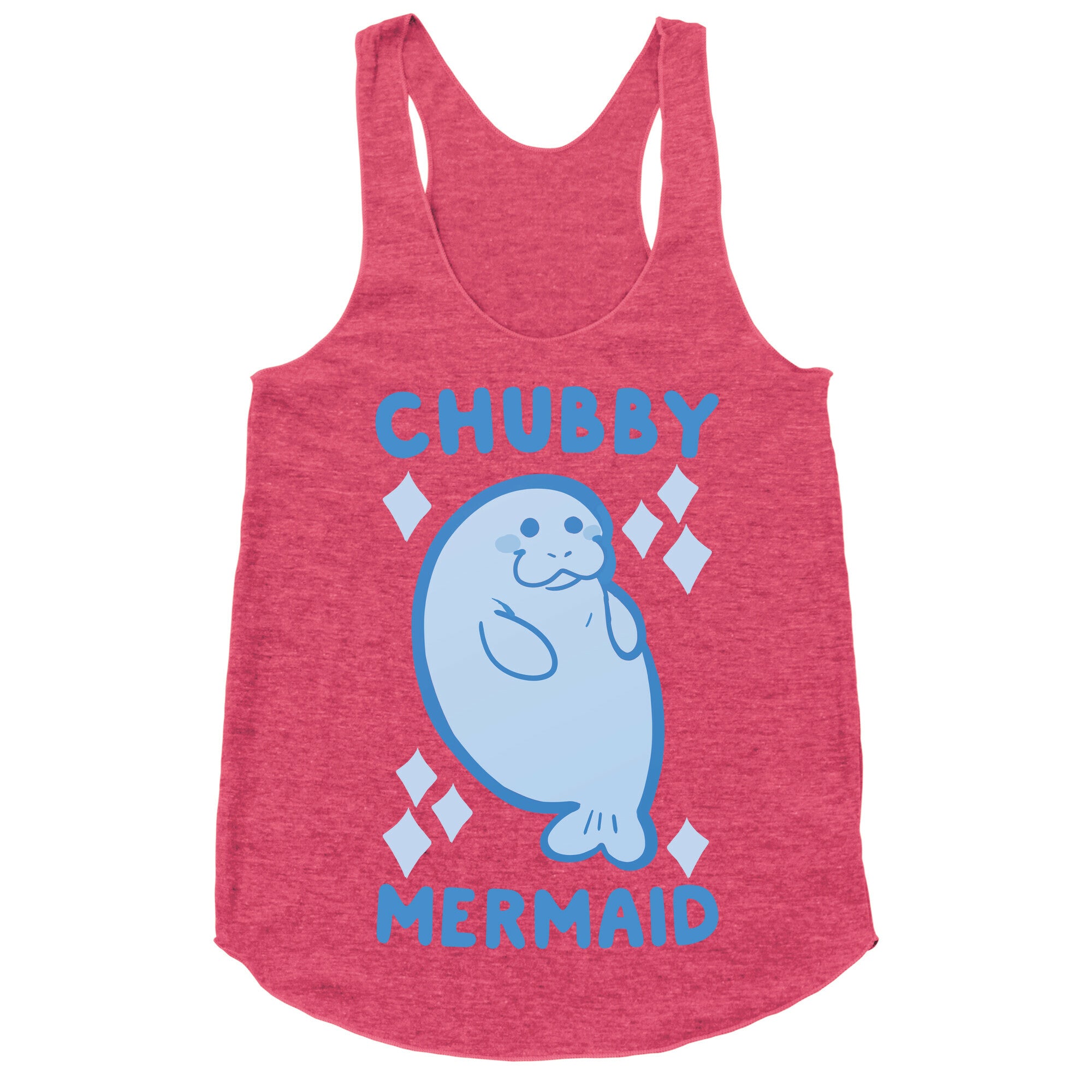 Chubby Mermaid Racerback Tank