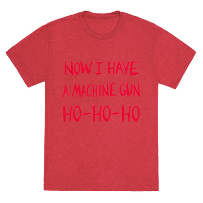 Now I Have a Machine-gun (Die Hard Christmas)  Unisex Triblend Tee