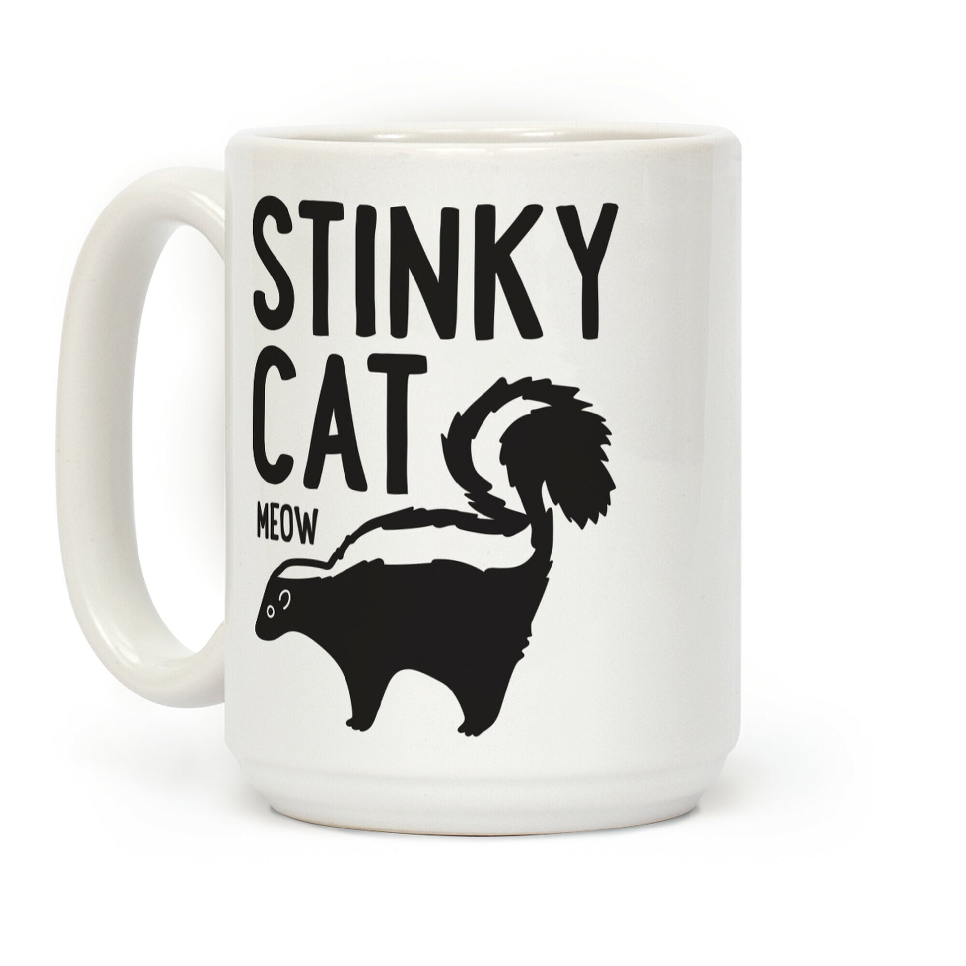 Stinky Cat Skunk Coffee Mug