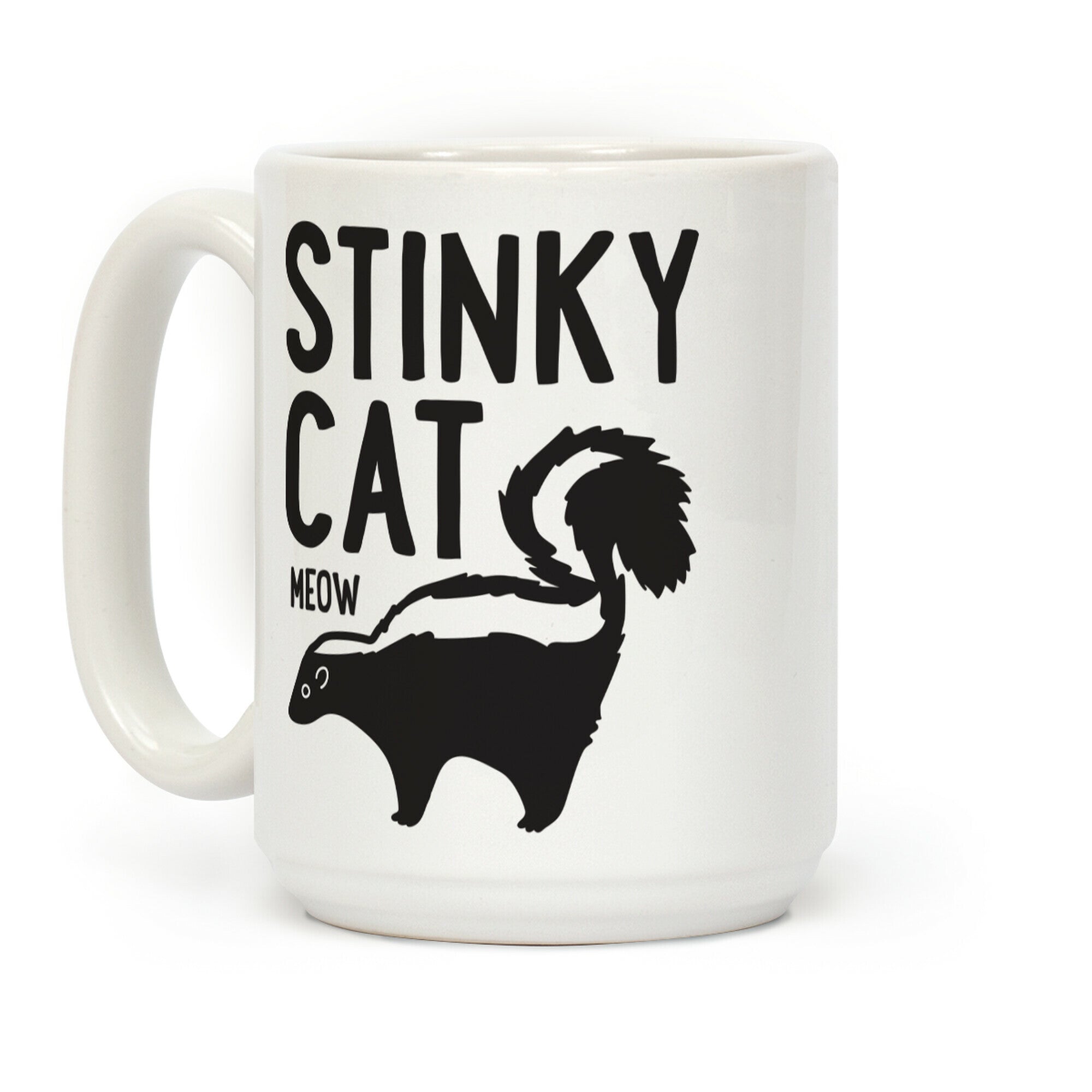 Stinky Cat Skunk Coffee Mug