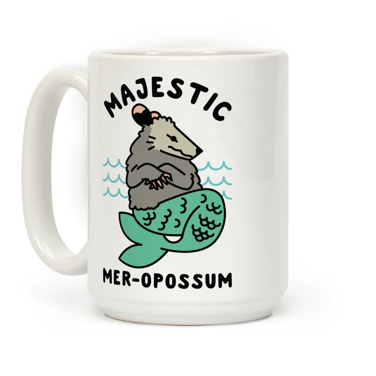 Majestic Mer-Opossum Coffee Mug